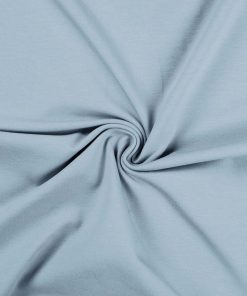 Jersey, unifarben Babyblau