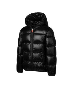 Save the Duck – Winter Daunenjacke mit Kapuze „KATE“, Vegan, black