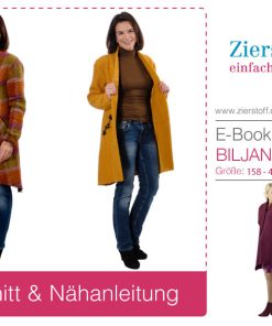 PAPIERSCHNITTMUSTER, Mantel, “BILJANA”, Gr. 158 – Damengr. 46