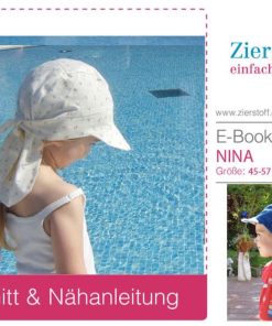 Sommermütze / Strandmütze unisex “NINA”, Gr. 45 – 57 [Digital]