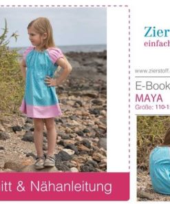 Kleid “MAYA” – Schnitt & E-Book, Gr 110-152 [Digital]