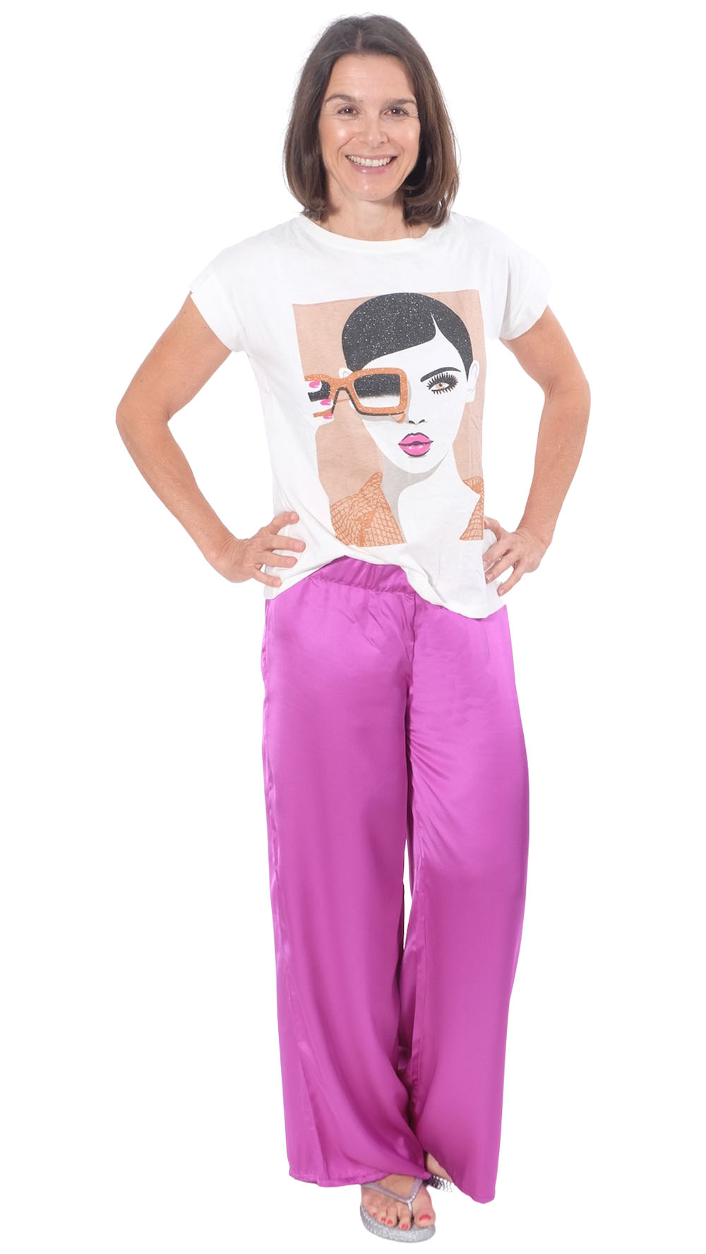 Viskose ECOVERO™, Leo Musterung Schwarz / Grau – Bild 8