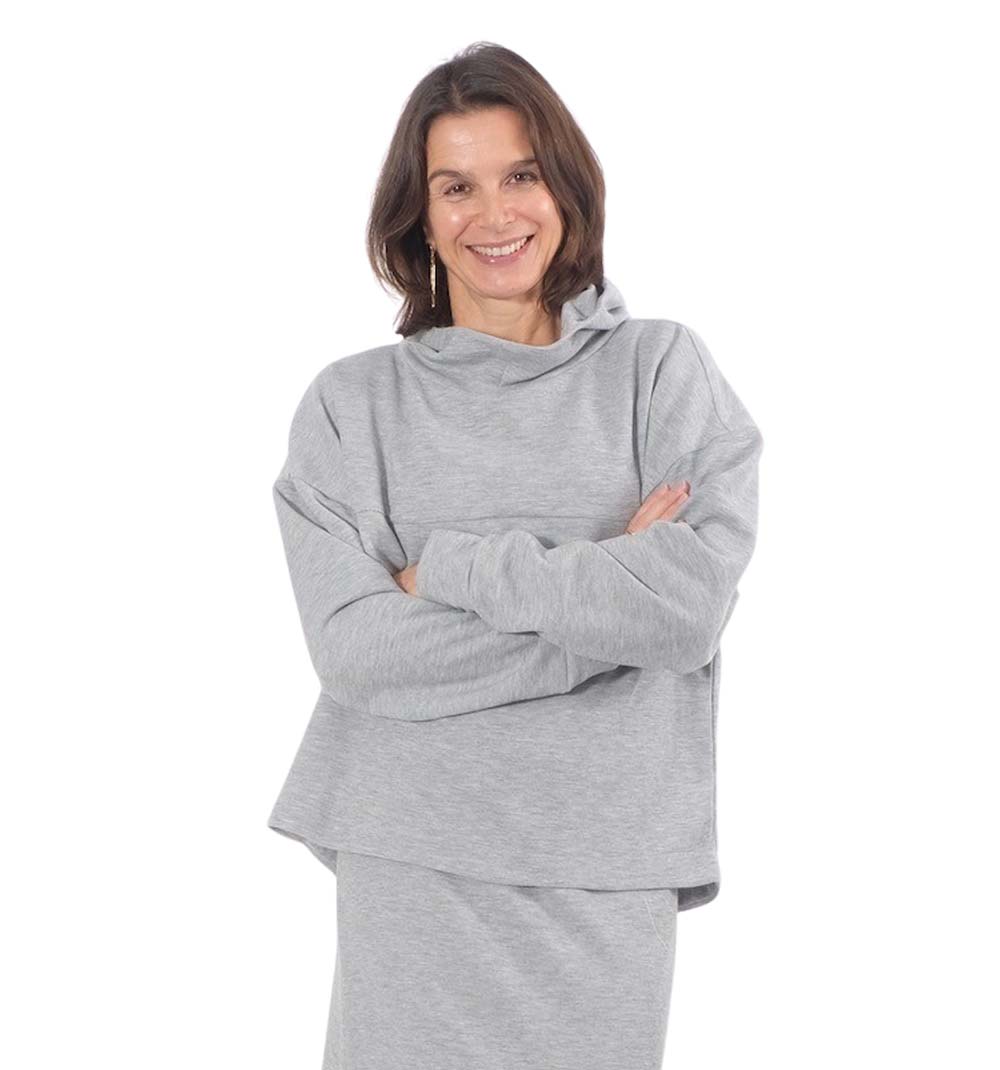 Mischgewebe, Hellgrau Melange – Bild 5