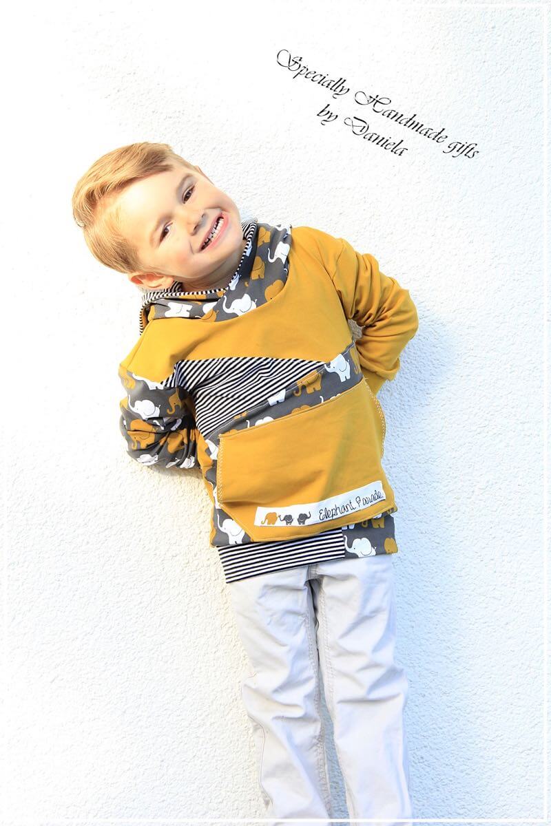 Jersey, schmale Streifen Schwarz / Weiß – Bild 8