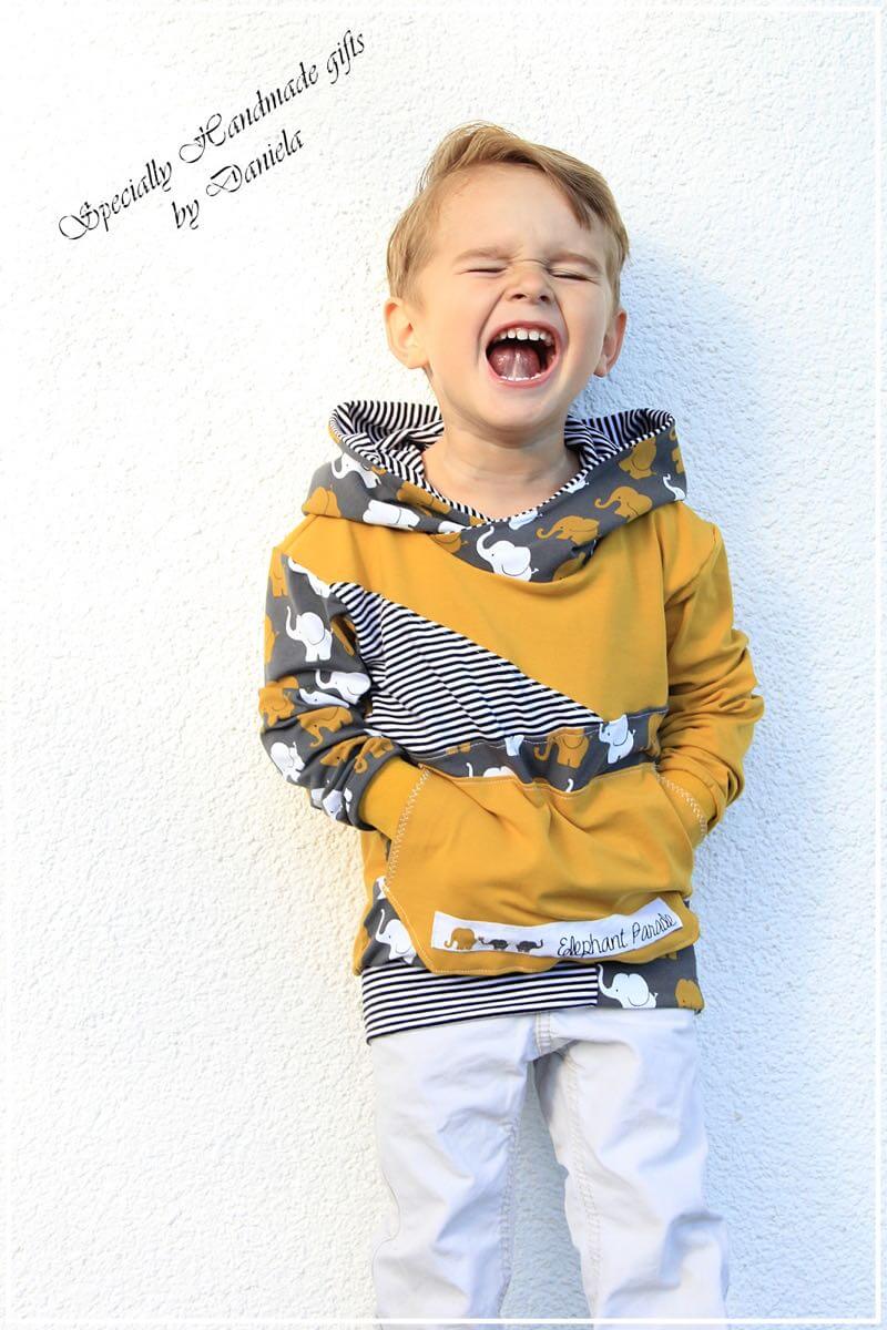 Jersey, schmale Streifen Schwarz / Weiß – Bild 4