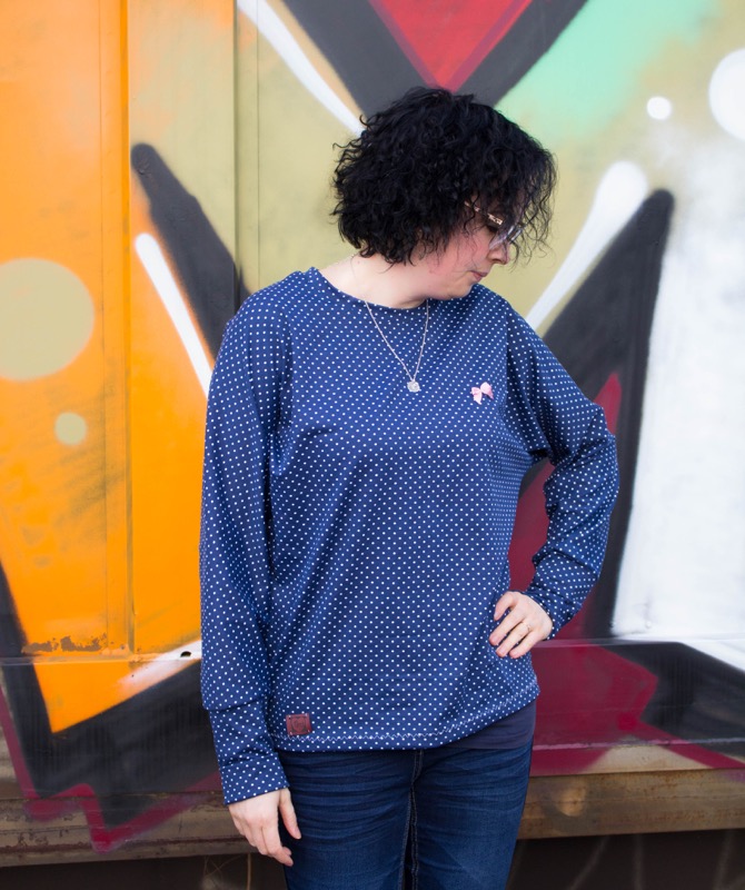 Fledermausshirt “Doro”, Gr. 158 – 46 – Bild 4