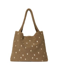 Studio Noos – Mom Bag ‚TEDDY HEART‘ Brown LIMITED EDITION