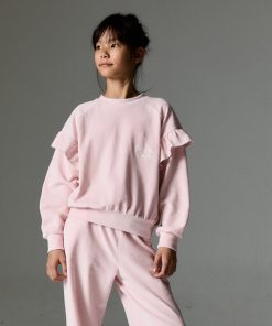 The New Society – Sweater „ODENSE“, rose, Terry Biobaumwolle