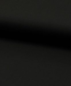 Trench Coat Jackenstoff, unifarben Schwarz