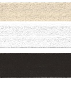 Elastisches Einfassband 18 mm / unifarben – 5 Meter Länge