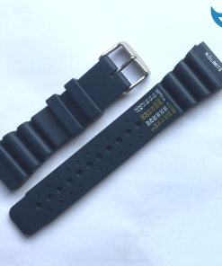 Uhren Armband 24mm Federsteg PU Band blau Schließe Edelstahl Deko Tabelle Pin bl