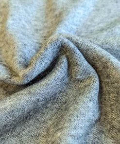 Strickstoff leicht fallend, Grau – dickere Qualität Viskosestrick