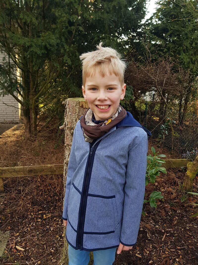 Softshell, unifarben Flaschengrün – Bild 9