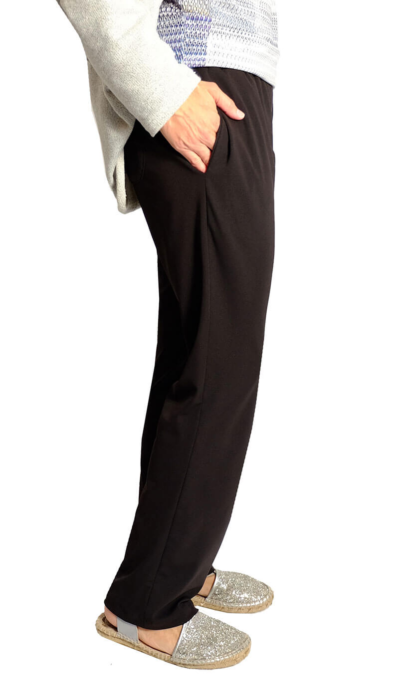 Leicht fallendes Mischgewebe, elastisch, Rost – Lino – Restposten zum Sonderpreis 1 Meter – Bild 6