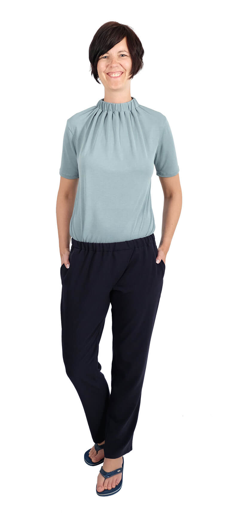 Griffiger Sportjersey, unifarben und Camouflage – Bild 6