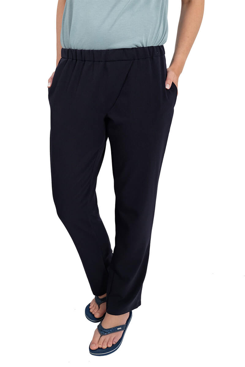 Hochelastischer Sportjersey – unifarben Schwarz, Travel – Bild 6