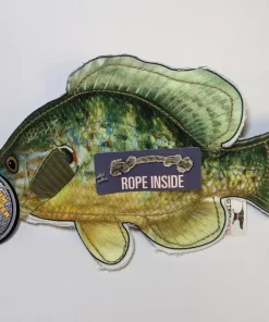 Robustes Spielzeug, Fisch (aus Denim-Stoff, Seil im Inneren, ohne Füllung)