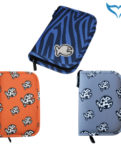 iQ Logbook M Allover Fish Safari siren ash navy Logbuch Einlagen Company Tauchen