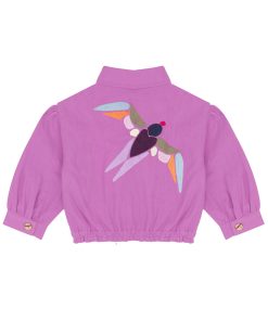 JENEST – Jacke, MARIE, purple, Biobaumwolle