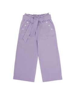 JENEST – Hose “CAMMIE“ , mauve purple, Biobaumwolle