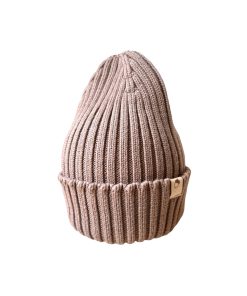 OH CHAPÔ – Beanie, SAND, Bio Merinowolle