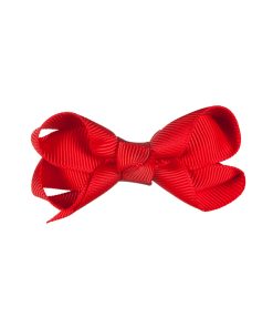 deBoer Haarschleife – Clip mit Schleife, rot