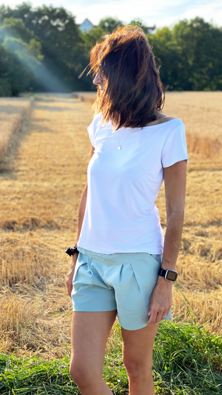 Jersey aus Bambus, unifarben Schwarz – Bild 7