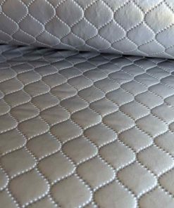 Stepper – Jacken und Mantelstoff – Tropfen klein Silber