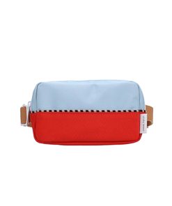 Sticky Lemon – Bauchtasche, „COLOURBLOCKING“, zissou blue + red hat