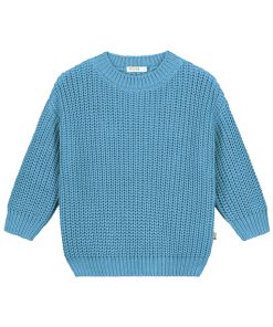 YUKI – Knitted Sweater, SKY, Bio Baumwolle